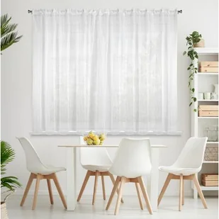 Firana gotowa Lucy na taśmie 300 x 160 cm biały - Firany - miniaturka - grafika 1