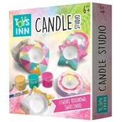 Prace ręczne dla dzieci - STNUX, Candles Studio gipsowe świeczniki - miniaturka - grafika 1