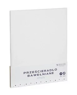 Prześcieradło 140 x 200 Baw bez Gumki Simply Biały - Prześcieradła - miniaturka - grafika 1