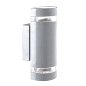 Lampy ogrodowe - Kaja ALFRED OLSZEWSKI Kinkiet ogrodowy K-8017B z serii TAYA srebrny - miniaturka - grafika 1