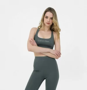 Biustonosz treningowy CALVIN KLEIN WOMEN 00GWS3K119 - grafitowy - Calvin Klein - Bielizna sportowa damska - miniaturka - grafika 1