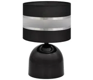 Lampy stojące - Lampa stołowa HELEN 1xE27/60W/230V czarny/srebrny - miniaturka - grafika 1