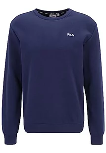 FILA Męska bluza na piersi Crew, Medieval Blue, XXL - Bluzy męskie - miniaturka - grafika 1