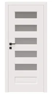 Drzwi wewnętrzne - Dre Drzwi Wewnętrzne Z Szybą Elsa B5 Okleina Biała Mat - miniaturka - grafika 1