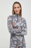 Bielizna sportowa damska - Smartwool longsleeve funkcyjny Classic Thermal Merino kolor szary - miniaturka - grafika 1