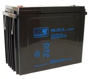 MW Power Akumulator AGM MWP 150-12 12V 150Ah MWP 150-12 - Akumulatory ogólnego zastosowania - miniaturka - grafika 1