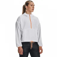 Kurtki damskie - Damska kurtka treningowa Under Armour Woven Graphic Jacket - biała - miniaturka - grafika 1