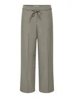 Spodnie damskie - ONLY Spodnie w kolorze khaki - miniaturka - grafika 1