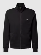 Koszulki męskie - Bluza rozpinana o kroju regular fit z wyhaftowanym logo - miniaturka - grafika 1