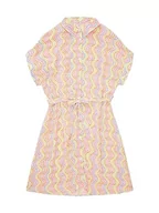 Sukienki - TOM TAILOR Dziewczęca 1036165 sukienka dziecięca, 31692-wielokolorowa Wavy Stripe, 164, 31692 – wielokolorowe paski faliste, 164 cm - miniaturka - grafika 1