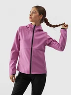 Kurtki damskie - Damska kurtka softshell membrana 5000 4F 4FWAW24TSOFF285 - różowa - miniaturka - grafika 1