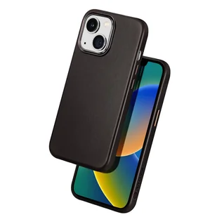 Dux Ducis Naples etui do iPhone 14 Plus skórzany pokrowiec (kompatybilny z MagSafe) ciemnobrązowy - Etui i futerały do telefonów - miniaturka - grafika 2