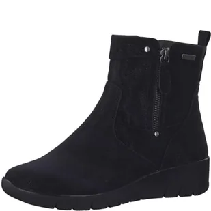 Jana Damskie Softline 8-26467-41 wygodne szerokie wygodne buty wodoodporne antypoślizgowe boczny zamek błyskawiczny botki, czarne, 36 EU, czarny, 36 EU Weit - Botki damskie - miniaturka - grafika 1