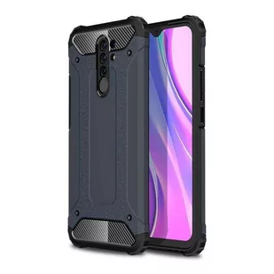 Xiaomi Hybrid Armor Hybrid Armor etui do Redmi 9 niebieskie 70C1-590FE_20201016123803 - Szkła hartowane na telefon - miniaturka - grafika 1