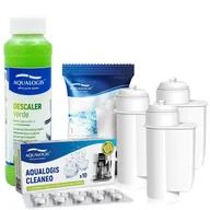 Akcesoria i części do ekspresów do kawy - Zestaw Bosch, Filtr Aqualogis AL-Inte 3szt, Aqualogis Verde 250ml, Aqualogis Cleaneo - miniaturka - grafika 1