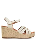 Espadryle damskie - Clarks Espadryle Sabina Strap 26181464 Écru - miniaturka - grafika 1