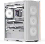 Obudowy komputerowe - Aerocool D501A PC-Gehäuse, Midi-Tower, ATX, Tempered Glass - weiß - miniaturka - grafika 1