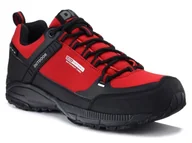 Botki męskie - Buty męskie trekkingowe softshell impregnowane DK 1096 Predator czerwone-46 - miniaturka - grafika 1