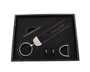 JAGUAR BRELOK samochodowy JAGUAR BRELOCZEK do kluczy SMYCZKA JAGUAR + pudełko na prezent - Akcesoria motoryzacyjne - miniaturka - grafika 1