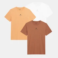 Koszulki męskie - T-SHIRT KOSZULKA MĘSKA 4F ZESTAW KOMPLET 3 SZTUKI - miniaturka - grafika 1
