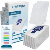 Worki do odkurzaczy - Zestaw Worki Do Odkurzacza Wessper Homeline Zelmer Odyssey/Meteor 2/Elf 2 + Filtr, 3 Szt. + Zapach - miniaturka - grafika 1