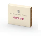 Naboje i atramenty - Naboje Graf von Faber-Castell Electric Pink 6szt. - miniaturka - grafika 1