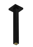 Akcesoria do armatury i ceramiki - Hansgrohe Akcesoria - Sufitowe ramię prysznicowe, 31 cm, czarny mat 24339670 - miniaturka - grafika 1