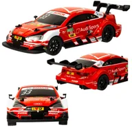 Zabawki zdalnie sterowane - RC Audi RS5 DTM 1:16 czerwony – zdalnie sterowany samochód licencjonowany z LED - miniaturka - grafika 1