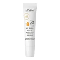 Balsamy do ust - Babe Laboratorios Ochronny balsam do ust z kwasem hialuronowym, SPF 50 - miniaturka - grafika 1