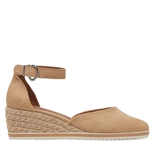 Espadryle Tamaris 1-22319-44 Brązowy - Espadryle damskie - miniaturka - grafika 1