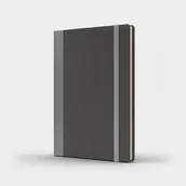 Notesy i bloczki - Like U Notatnik A5 Pro M+ kropki szary/srebny - Like U - miniaturka - grafika 1