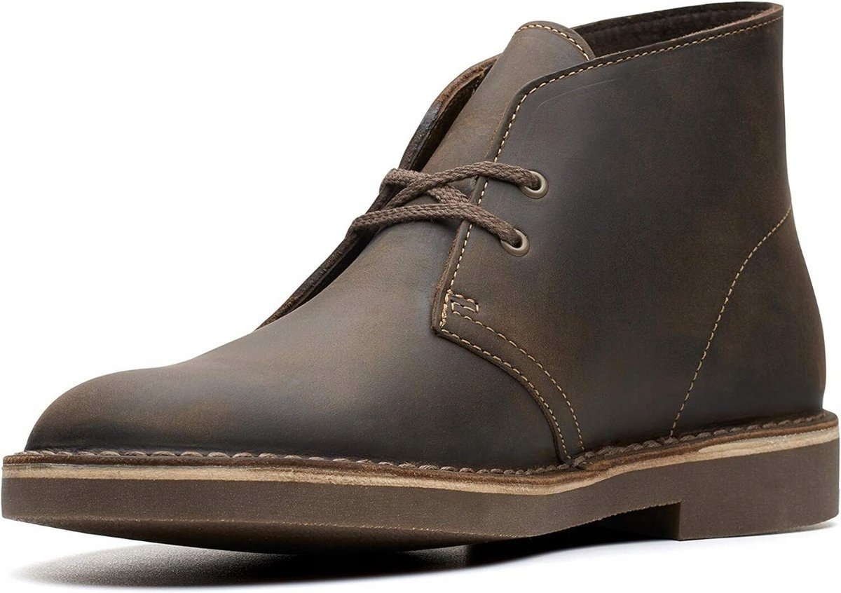 CLARKS MĘSKIE TRZEWIKI BRĄZOWE SZNUROWANE 47 JTB