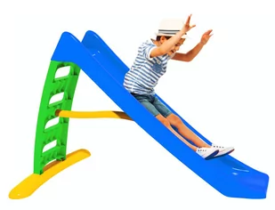 WIELKA ZJEŻDŻALNIA dla DZIECI XXL 170 cm WYSOKA NATRYSK WODNY ŚLIZGAWKA - Place zabaw - miniaturka - grafika 1
