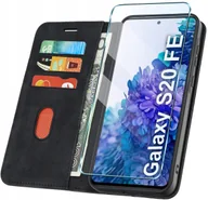 Etui i futerały do telefonów - ETUI Z KLAPKĄ do Samsung S20 FE Zamykane, Magnetyczne Kabura + Szkło - miniaturka - grafika 1