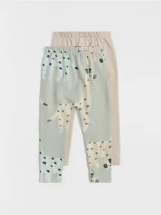 Reserved - Bawełniane legginsy 2 pack - morski - Spodenki dla niemowląt - miniaturka - grafika 1