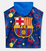 Okrycia kąpielowe dla dzieci - FC BARCELONA RĘCZNIK Ponczo 60 x 120 BAWEŁA OKRYCIE LEWANDOWSKI SZCZĘSNY - miniaturka - grafika 1