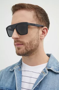 Okulary przeciwsłoneczne - Gucci okulary przeciwsłoneczne męskie kolor czarny GG1570S - grafika 1
