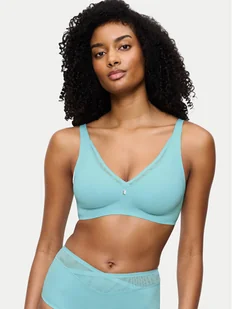 Triumph Biustonosz bezfiszbinowy True Shape Sensation 10218244 Niebieski - Biustonosze - miniaturka - grafika 1