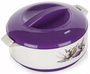 Banquet Pojemnik termiczny z pokrywką 1,5L Culinaria LAVENDER biały/fioletowy 15TH1315 - Pojemniki kuchenne - miniaturka - grafika 1