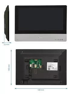Jednorodzinny wideodomofon IP Vidos ONE M2020 A2000-G/MF FullHD IPS Czytnik kart zbliżeniowych Natynkowy - Wideodomofony - miniaturka - grafika 2