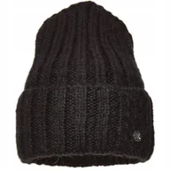 Czapki damskie - Czapka zimowa damska AMARETTA Czarny - miniaturka - grafika 1