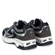 Sneakersy damskie - Sneakersy MEXX MI001008943W Czarny - miniaturka - grafika 1