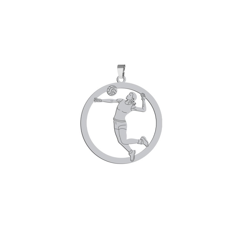 Zawieszka Srebrna Siatkarka Siatkówka GRAWER