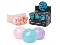 Zabawki interaktywne dla dzieci - Piłeczka antystresowa z brokatem Scrunchems - miniaturka - grafika 1