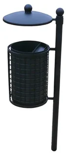 Kosz nowoczesny na śmieci z daszkiem 35 l C9-P18 - Pozostałe meble ogrodowe - miniaturka - grafika 1