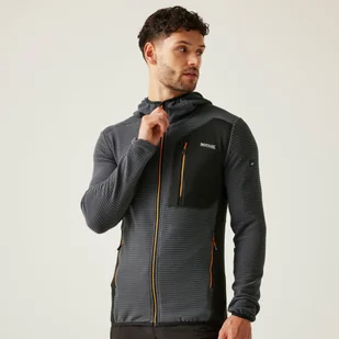 Regatta Męski polar rozsuwany Lakewright Szary, Rozmiar: S - Bluzy sportowe męskie - miniaturka - grafika 1