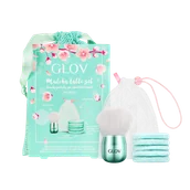 Pozostałe akcesoria do kąpieli i SPA - Zestaw do pielęgnacji twarzy i makijażu GLOV Matcha Latte - miniaturka - grafika 1