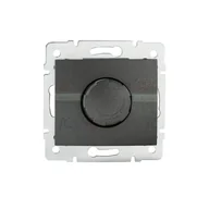 Wyłączniki światła i elektryczne - Kanlux Ściemniacz obrotowy 500W - z filtrem LOGI 02-1160-141 gr 25260 - miniaturka - grafika 1
