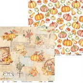 Dekoratorstwo - Papier do scrapbookingu, 30x30 cm, The Four Seasons AUTUMN - 02 - miniaturka - grafika 1