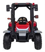 Pojazdy elektryczne dla dzieci - Traktor BLAST Z Przyczepką Czerwony - miniaturka - grafika 1